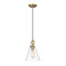 Z-Lite Harper 1 Light Pendant, Rubbed Brass & Clear 3034P8-RB - alternate 6